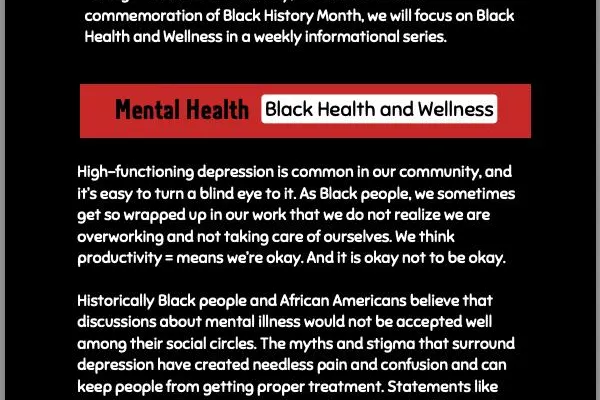 Black Health & Wellness