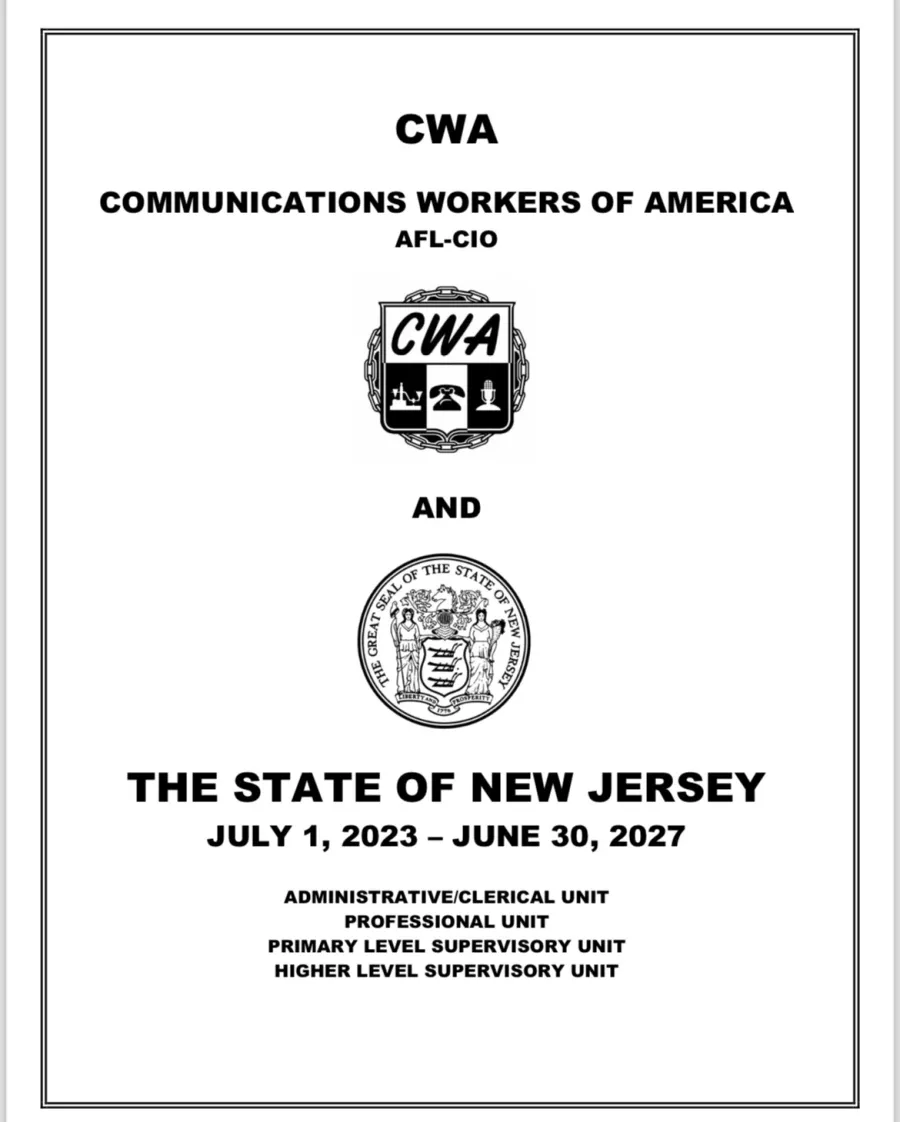 2023 - 2027 CWA & NJ Contract Cover Page