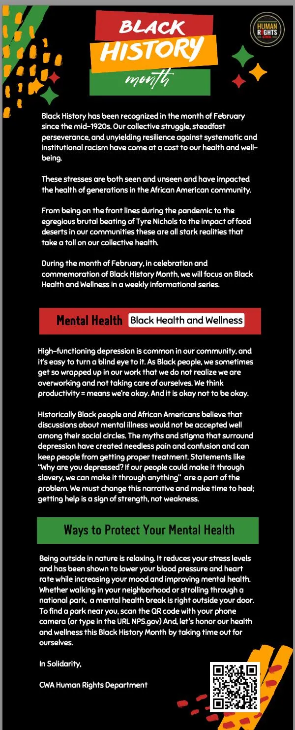 Black Mental Health & Wellness
